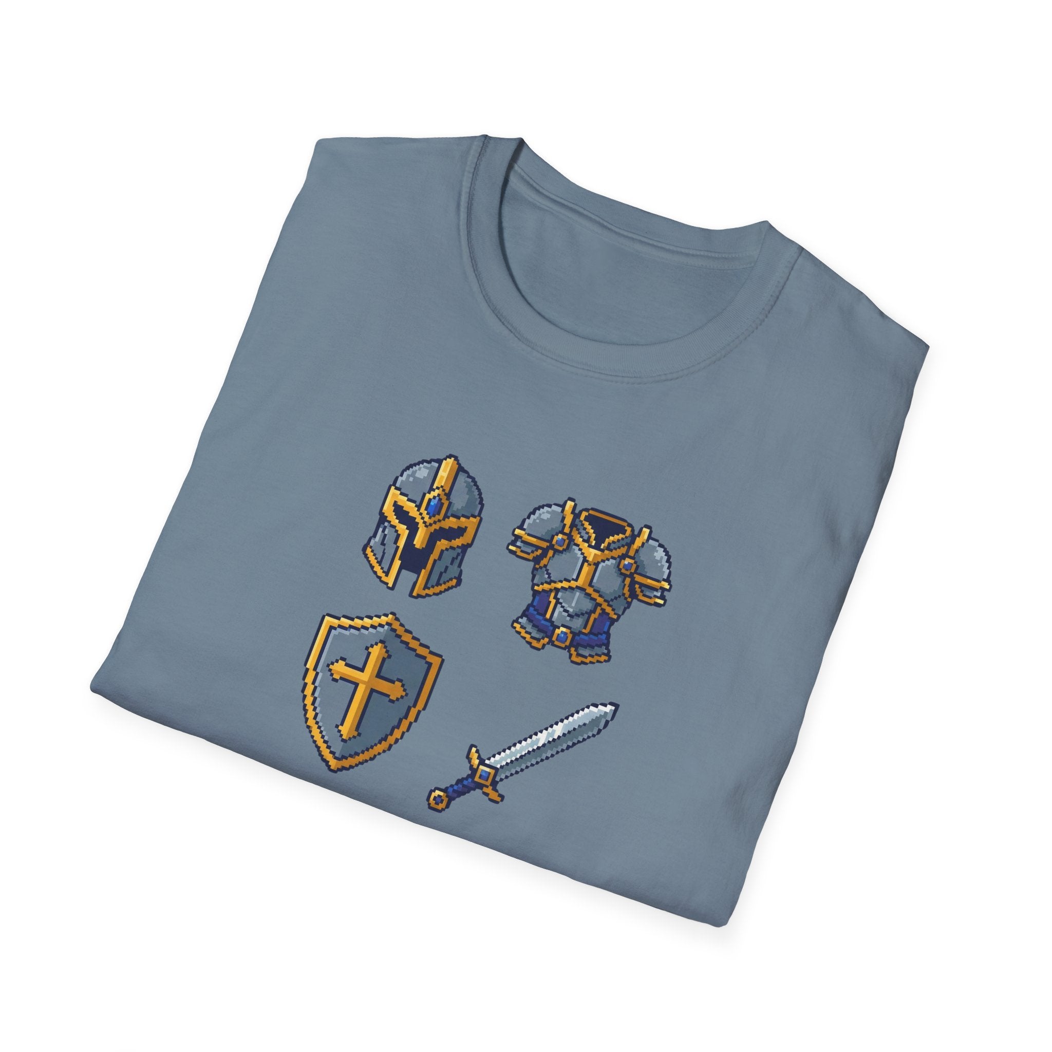 Full Armor Equipped 8Bit T-Shirt