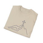 Faith Moves Line Art T-Shirt