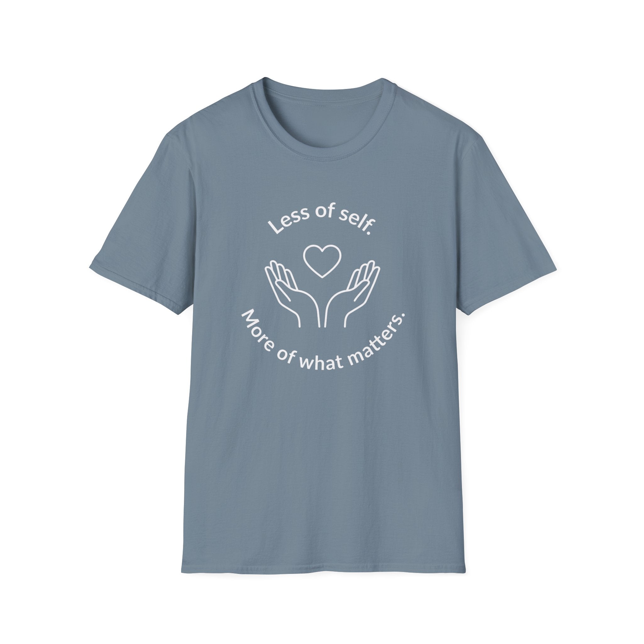 LESS OF SELF MORE OF WHAT MATTERS LINE ART T-Shirt