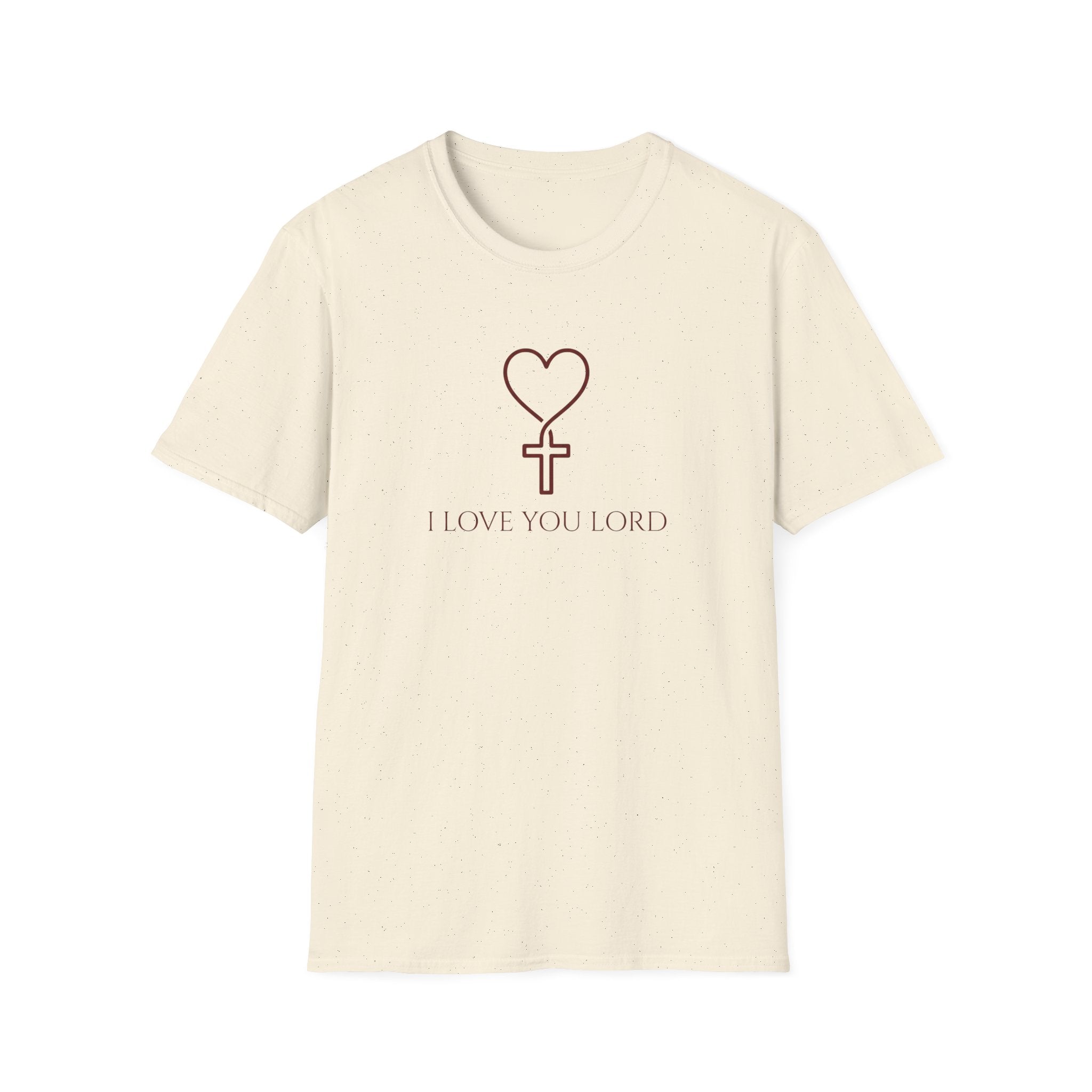 I LOVE YOU LORD HEART & CROSS  T-Shirt