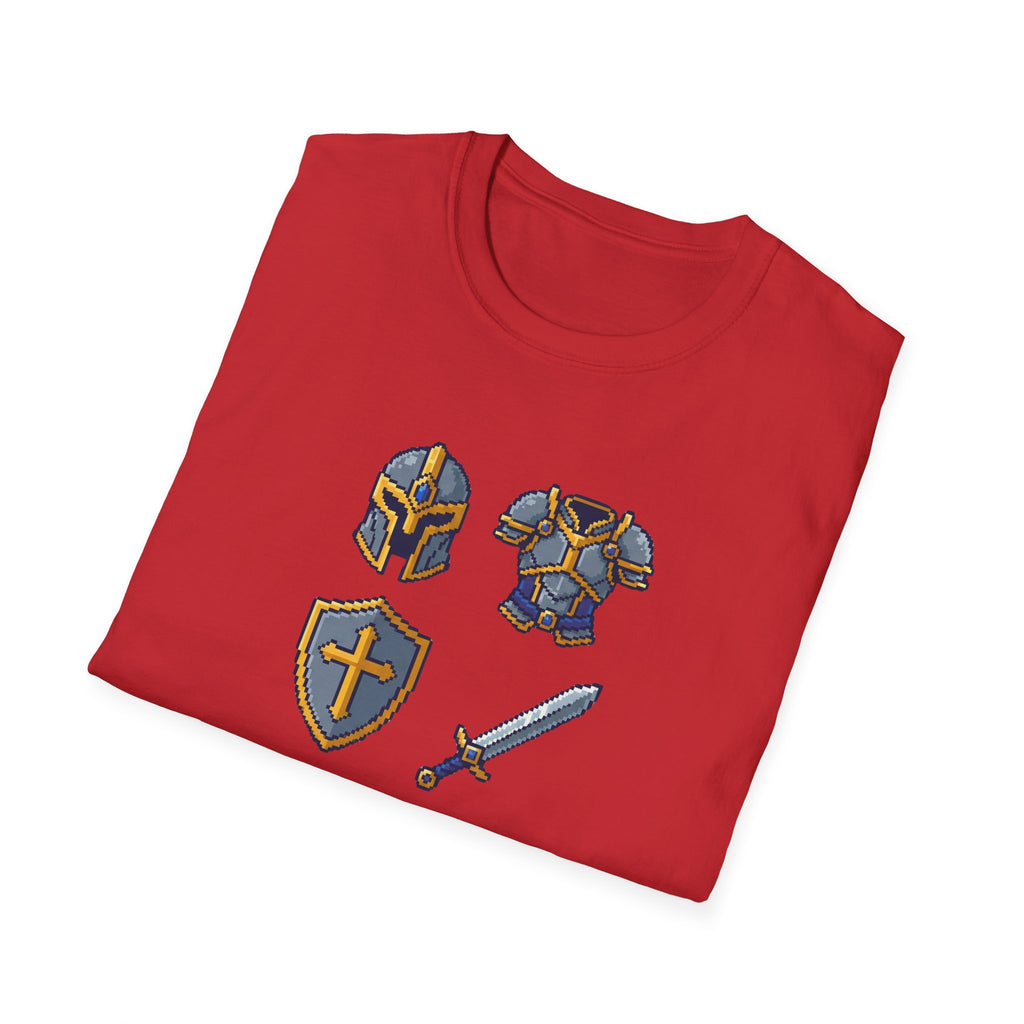 Full Armor Equipped 8Bit T-Shirt