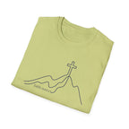 Faith Moves Line Art T-Shirt