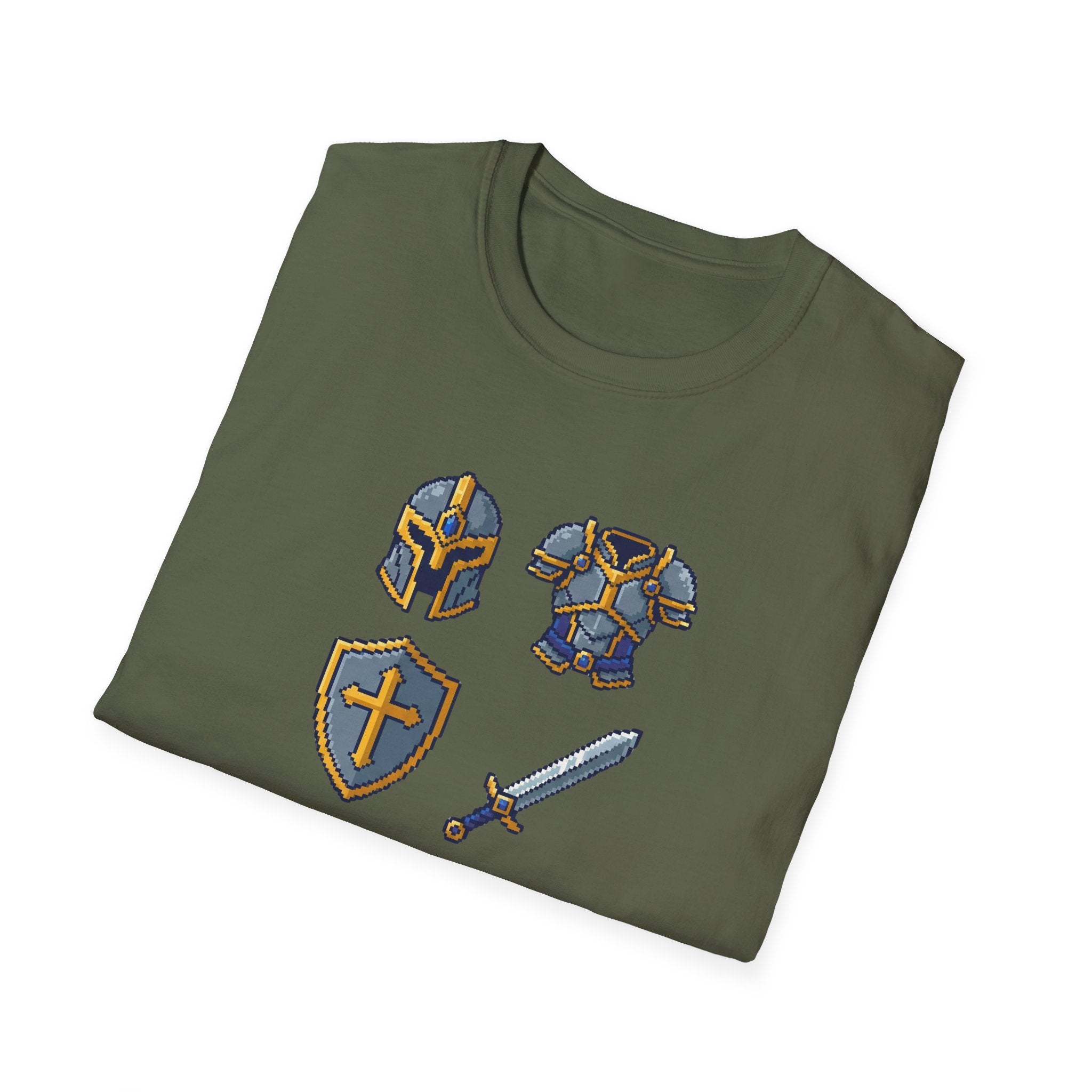 Full Armor Equipped 8Bit T-Shirt
