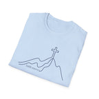 Faith Moves Line Art T-Shirt