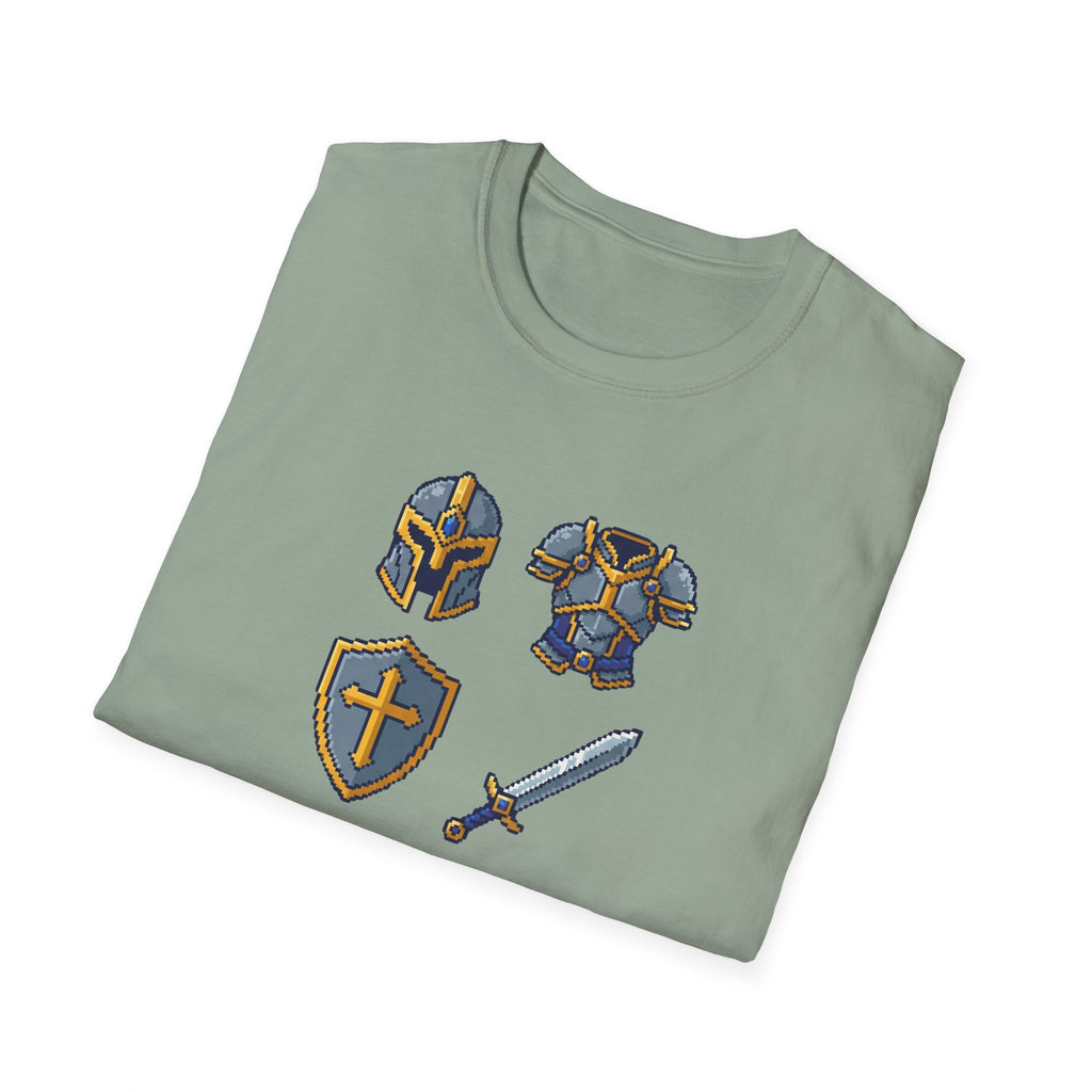 Full Armor Equipped 8Bit T-Shirt