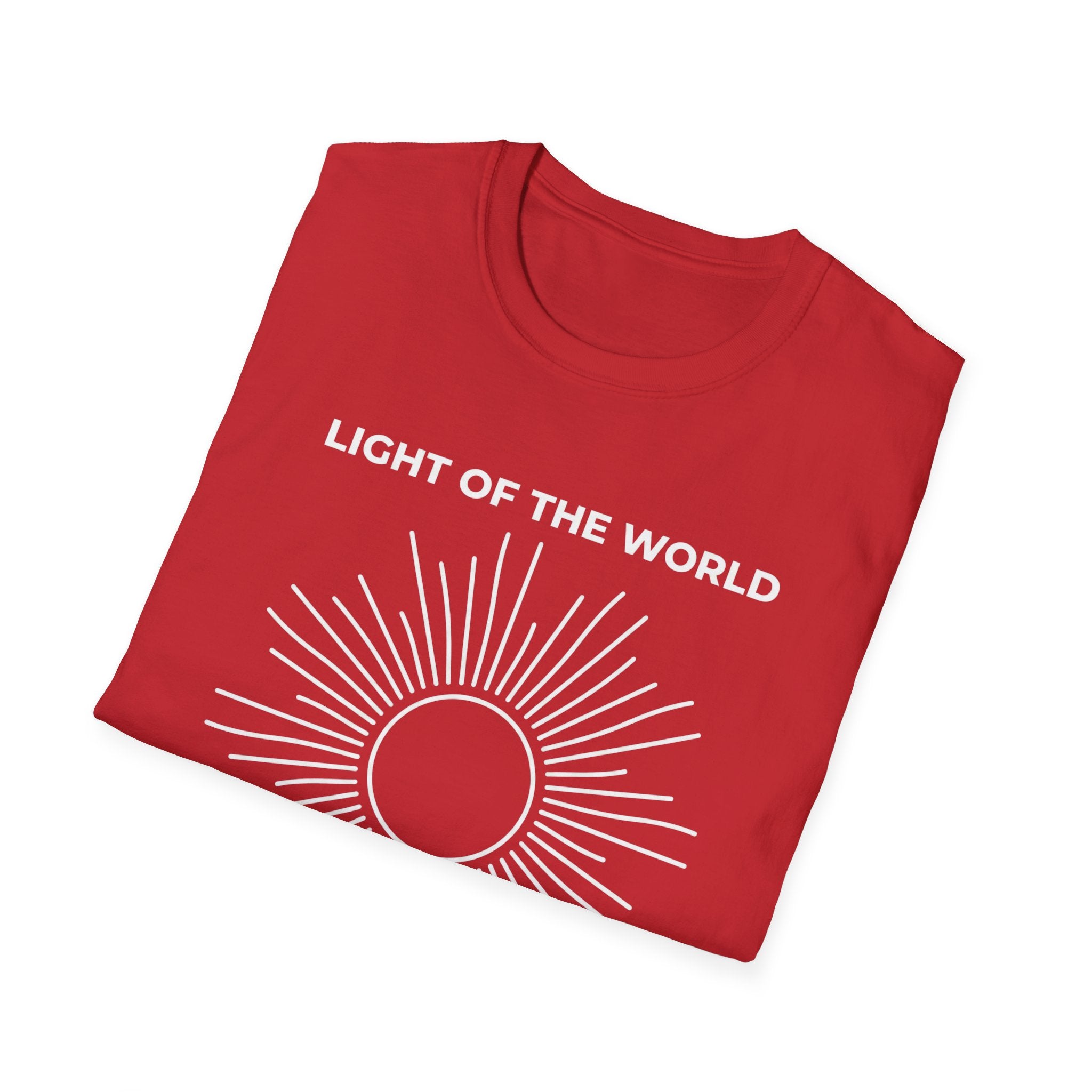 LIGHT OF THE WORLD LINE ART T-Shirt