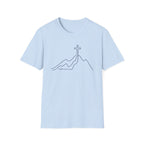 Faith Moves Line Art T-Shirt