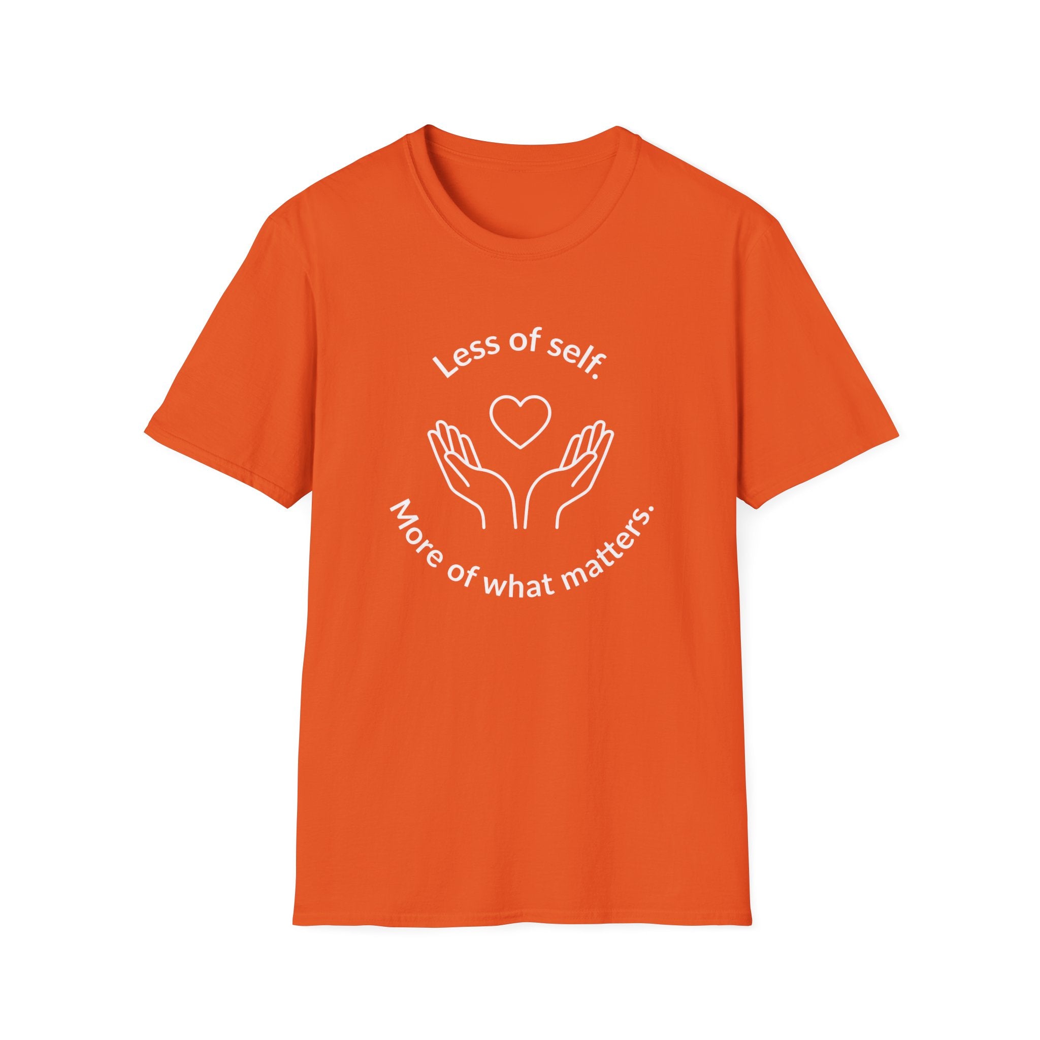LESS OF SELF MORE OF WHAT MATTERS LINE ART T-Shirt