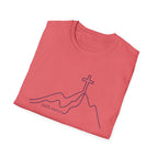 Faith Moves Line Art T-Shirt