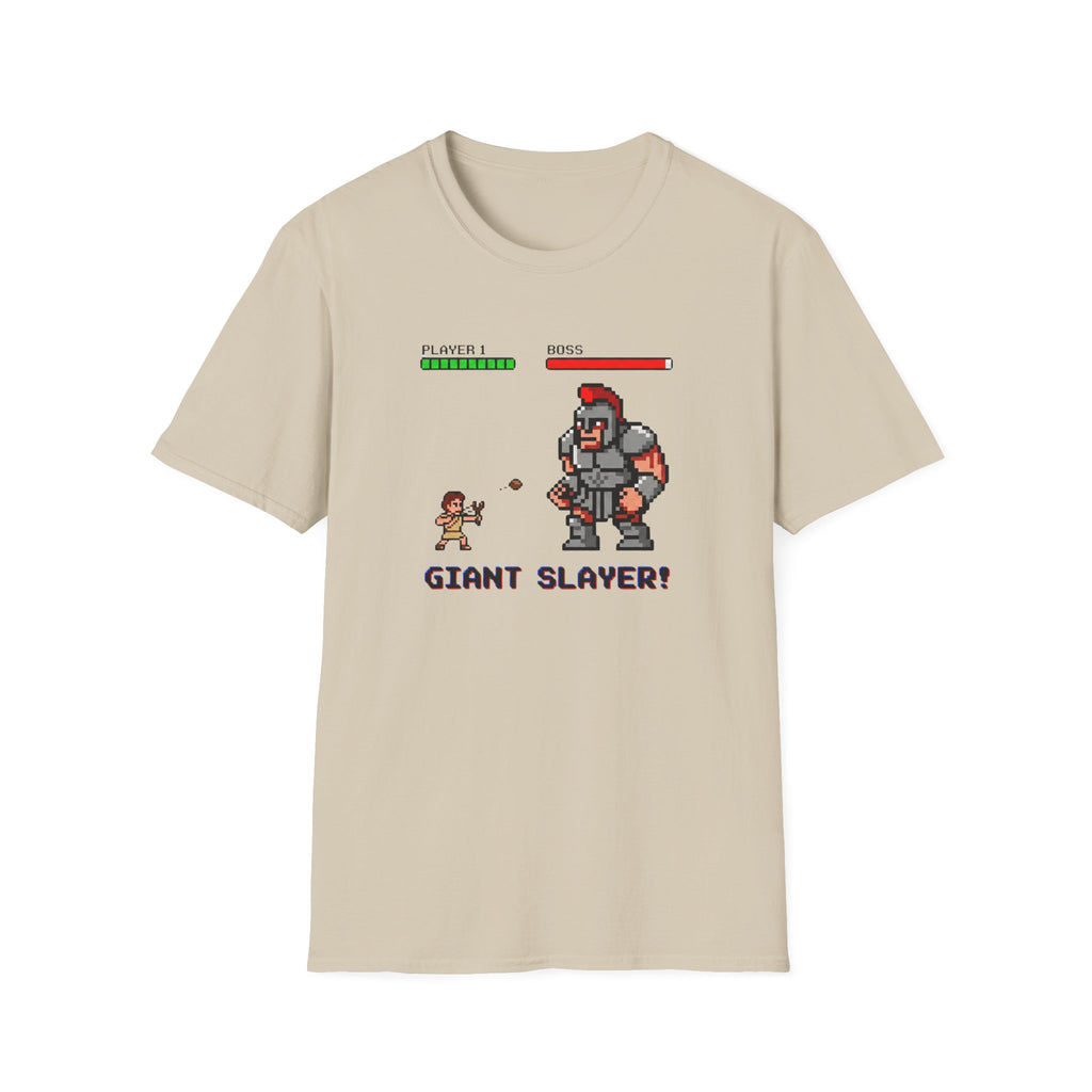 David vs Goliath 8Bit T-Shirt