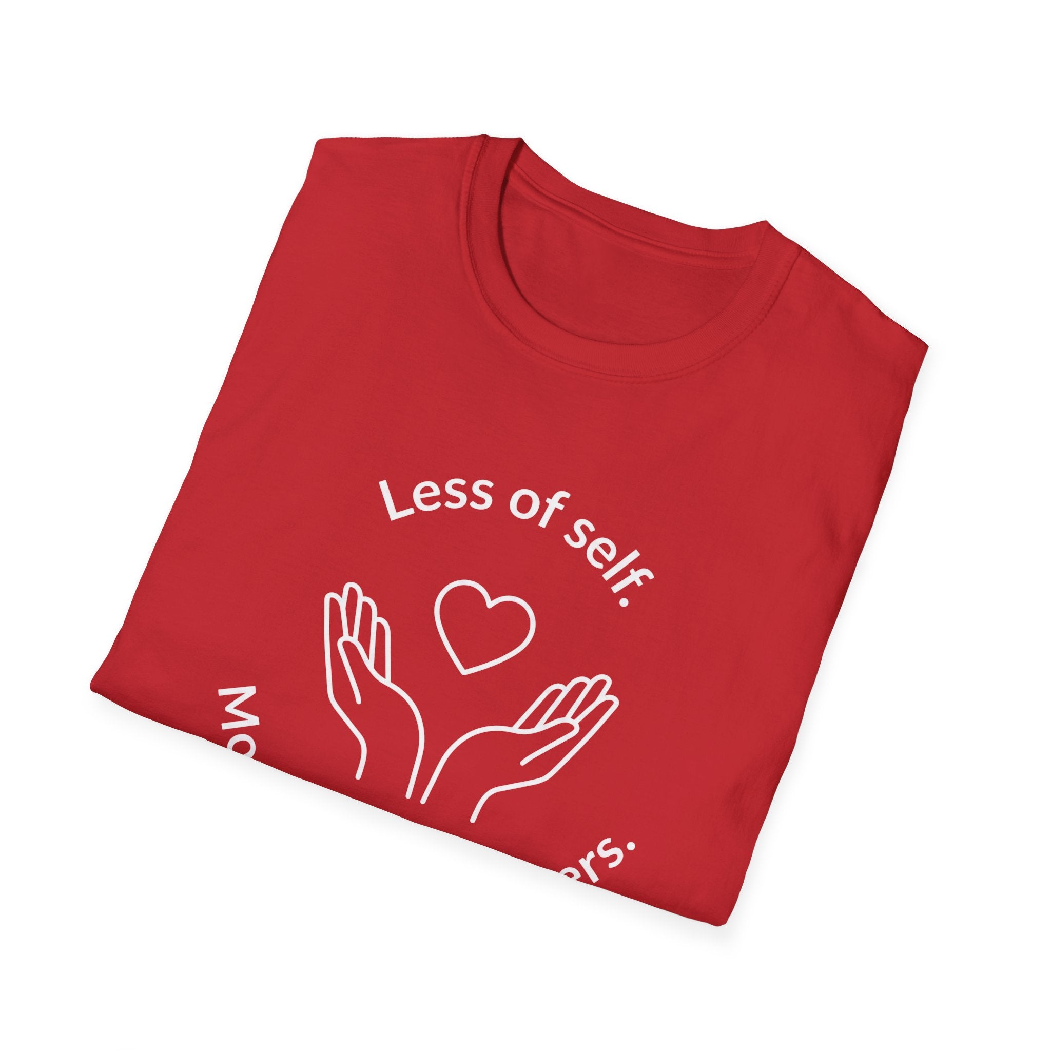 LESS OF SELF MORE OF WHAT MATTERS LINE ART T-Shirt