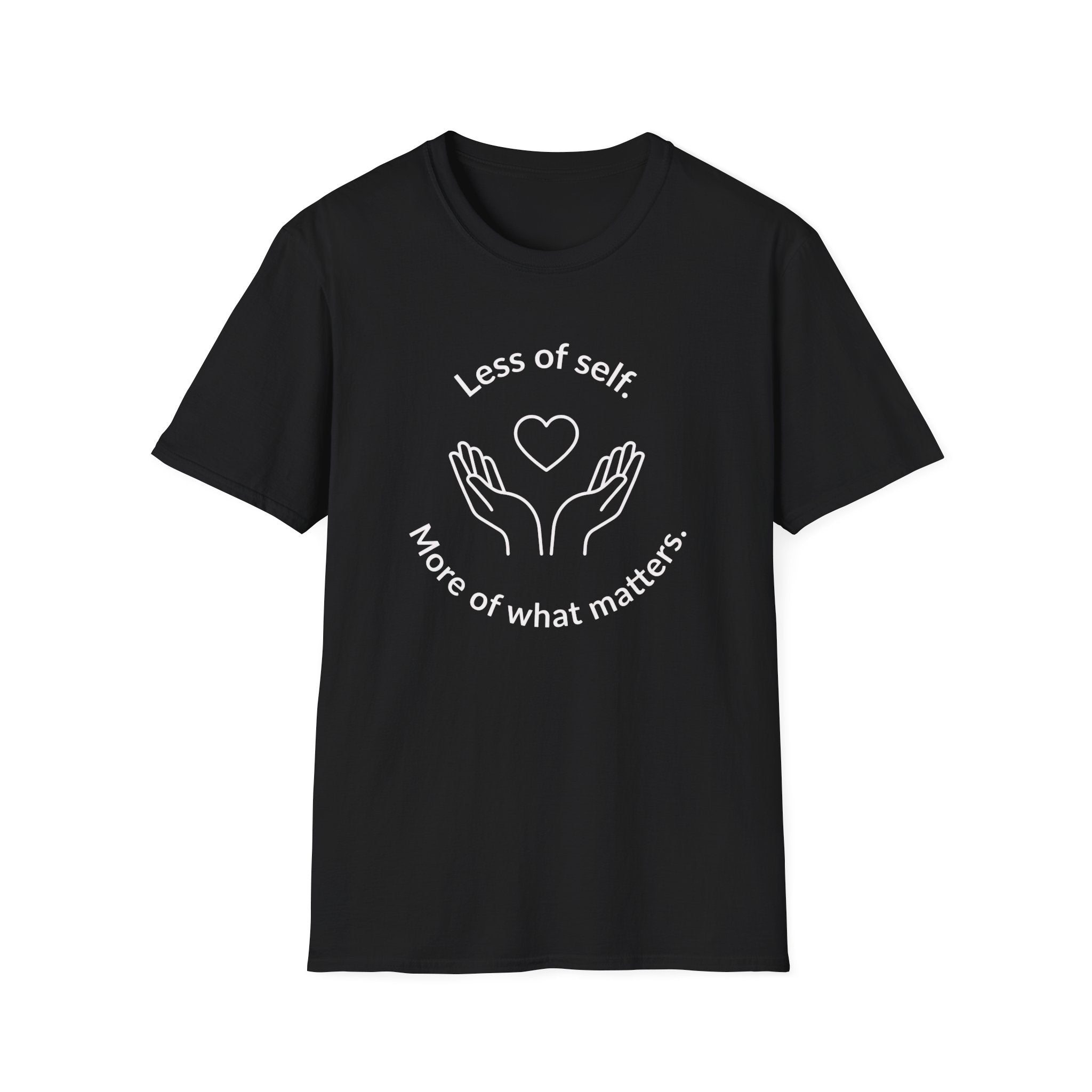 LESS OF SELF MORE OF WHAT MATTERS LINE ART T-Shirt