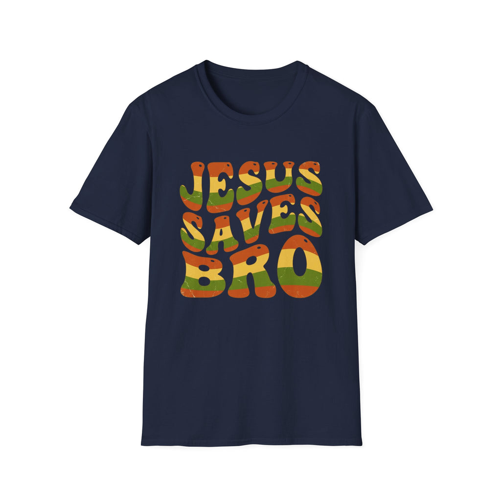 JESUS SAVES BRO Retro T-Shirt