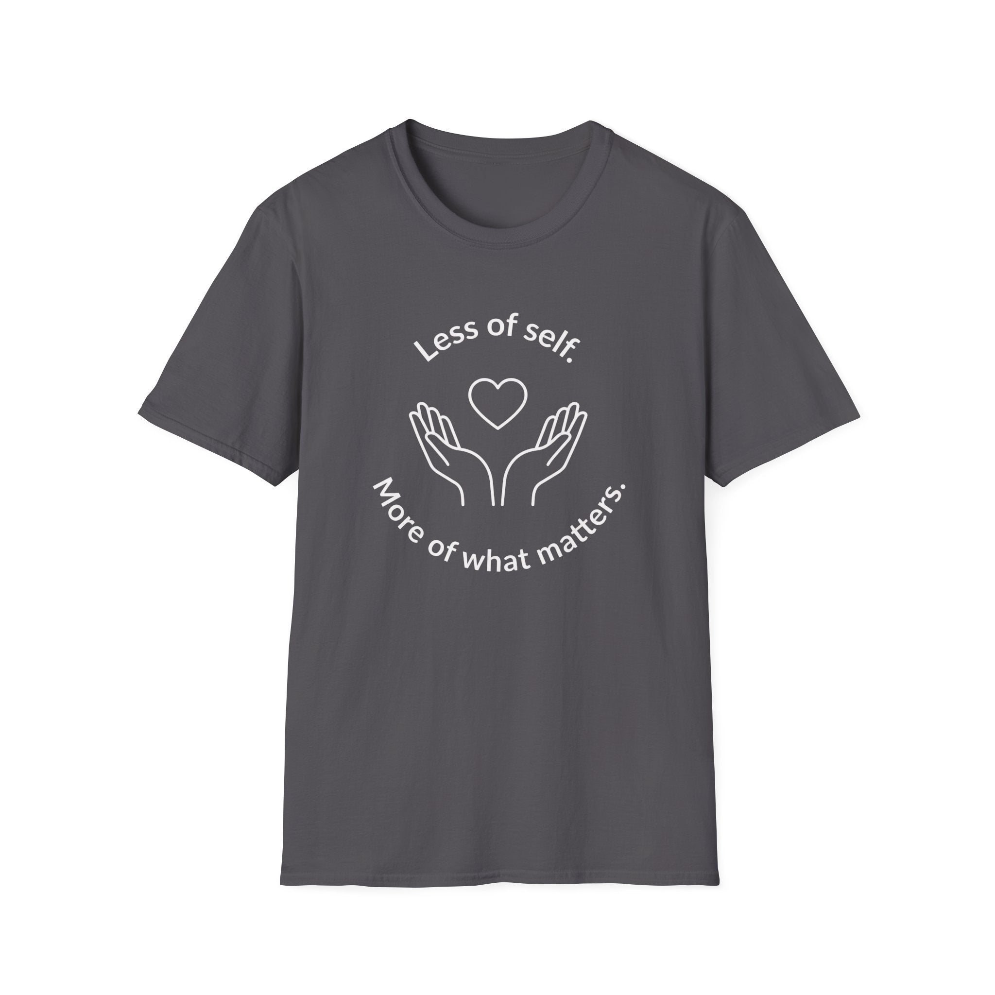 LESS OF SELF MORE OF WHAT MATTERS LINE ART T-Shirt