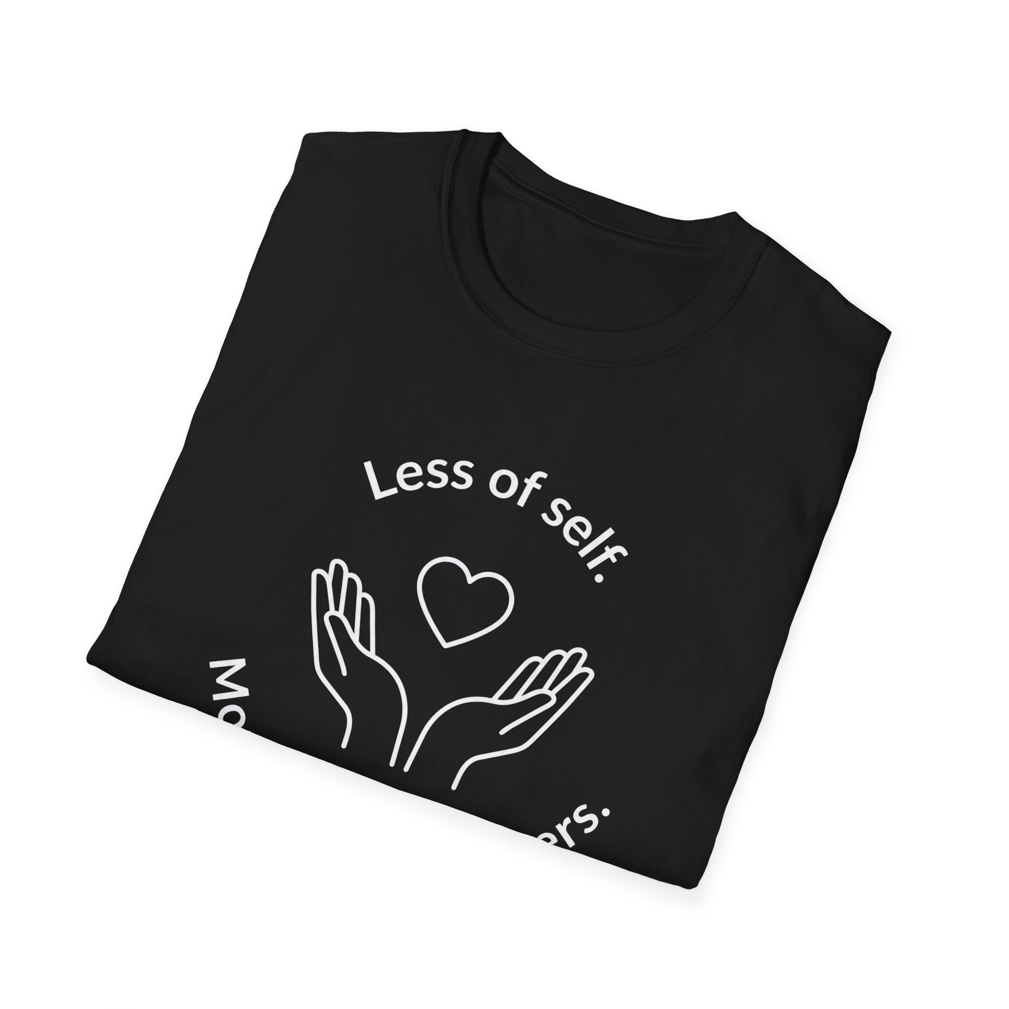 LESS OF SELF MORE OF WHAT MATTERS LINE ART T-Shirt
