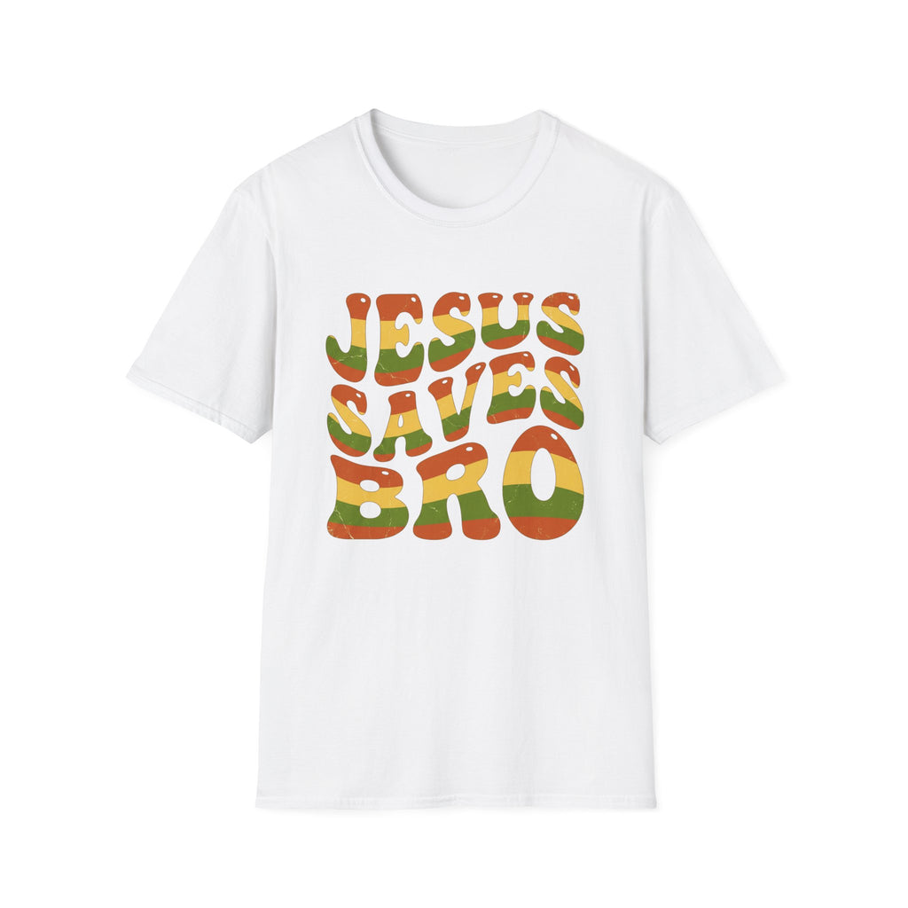 JESUS SAVES BRO Retro T-Shirt