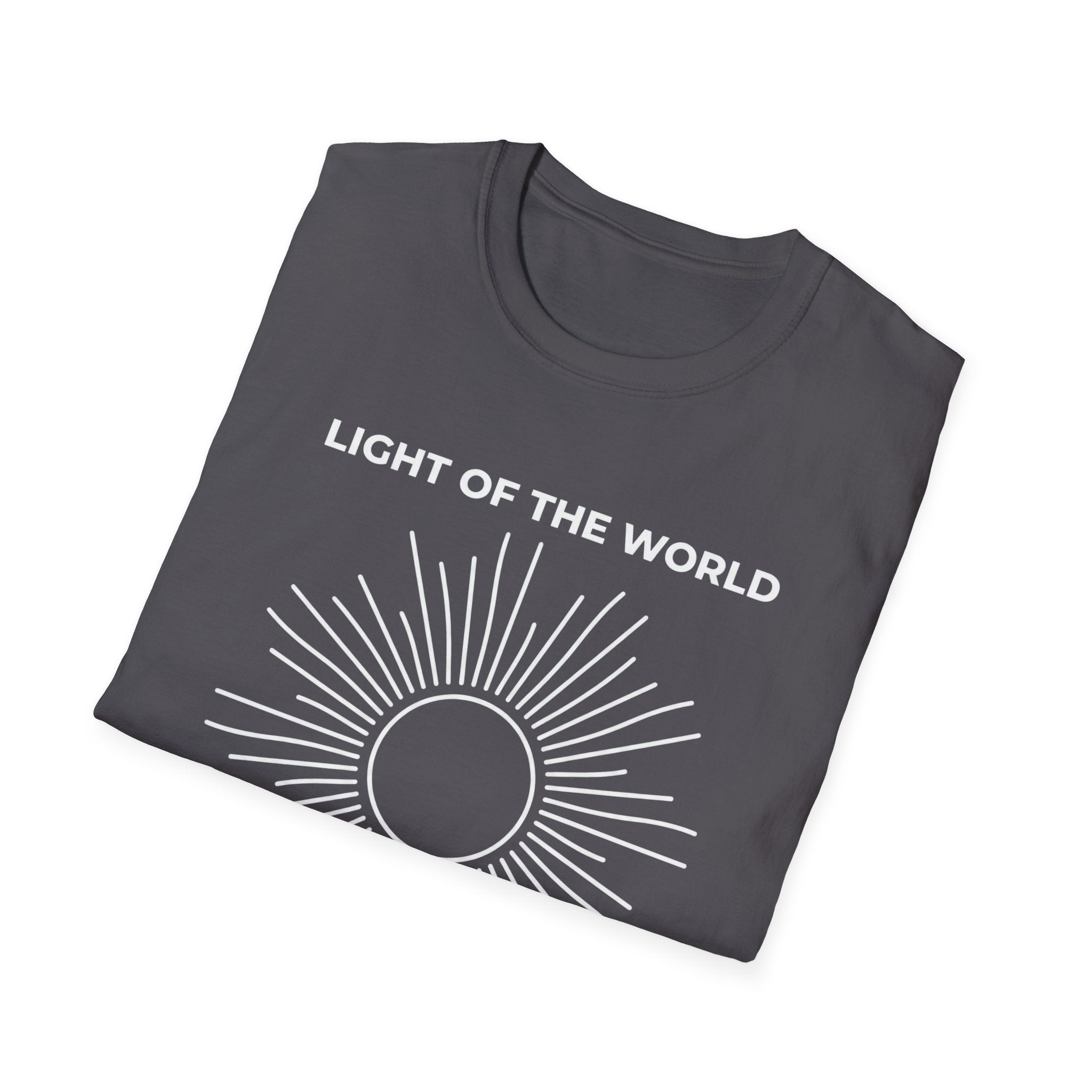 LIGHT OF THE WORLD LINE ART T-Shirt