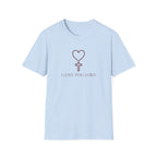 I LOVE YOU LORD HEART & CROSS  T-Shirt