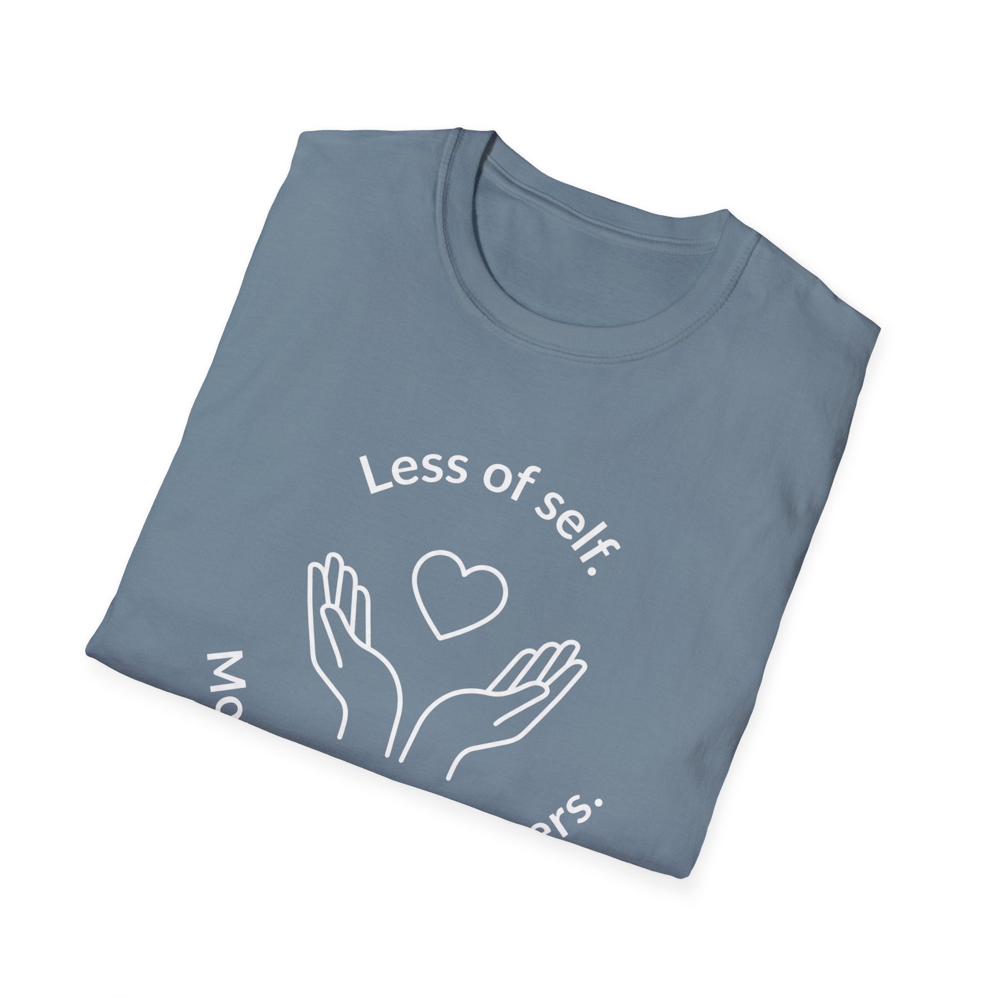 LESS OF SELF MORE OF WHAT MATTERS LINE ART T-Shirt