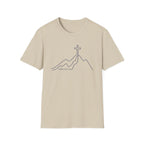 Faith Moves Line Art T-Shirt
