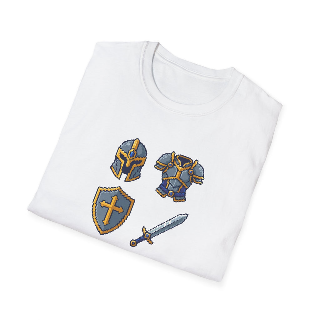 Full Armor Equipped 8Bit T-Shirt