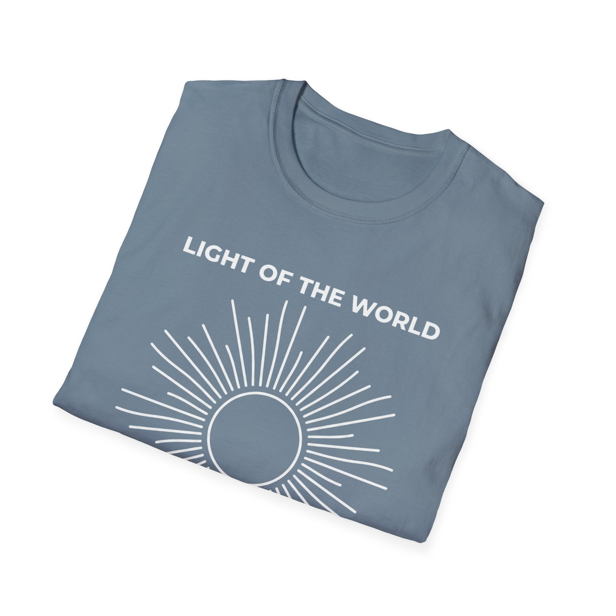 LIGHT OF THE WORLD LINE ART T-Shirt