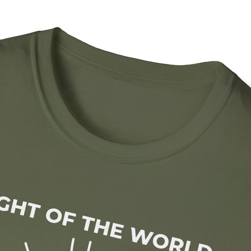 LIGHT OF THE WORLD LINE ART T-Shirt