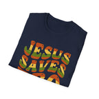 JESUS SAVES BRO Retro T-Shirt