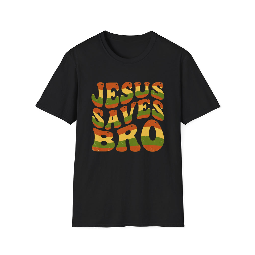 JESUS SAVES BRO Retro T-Shirt