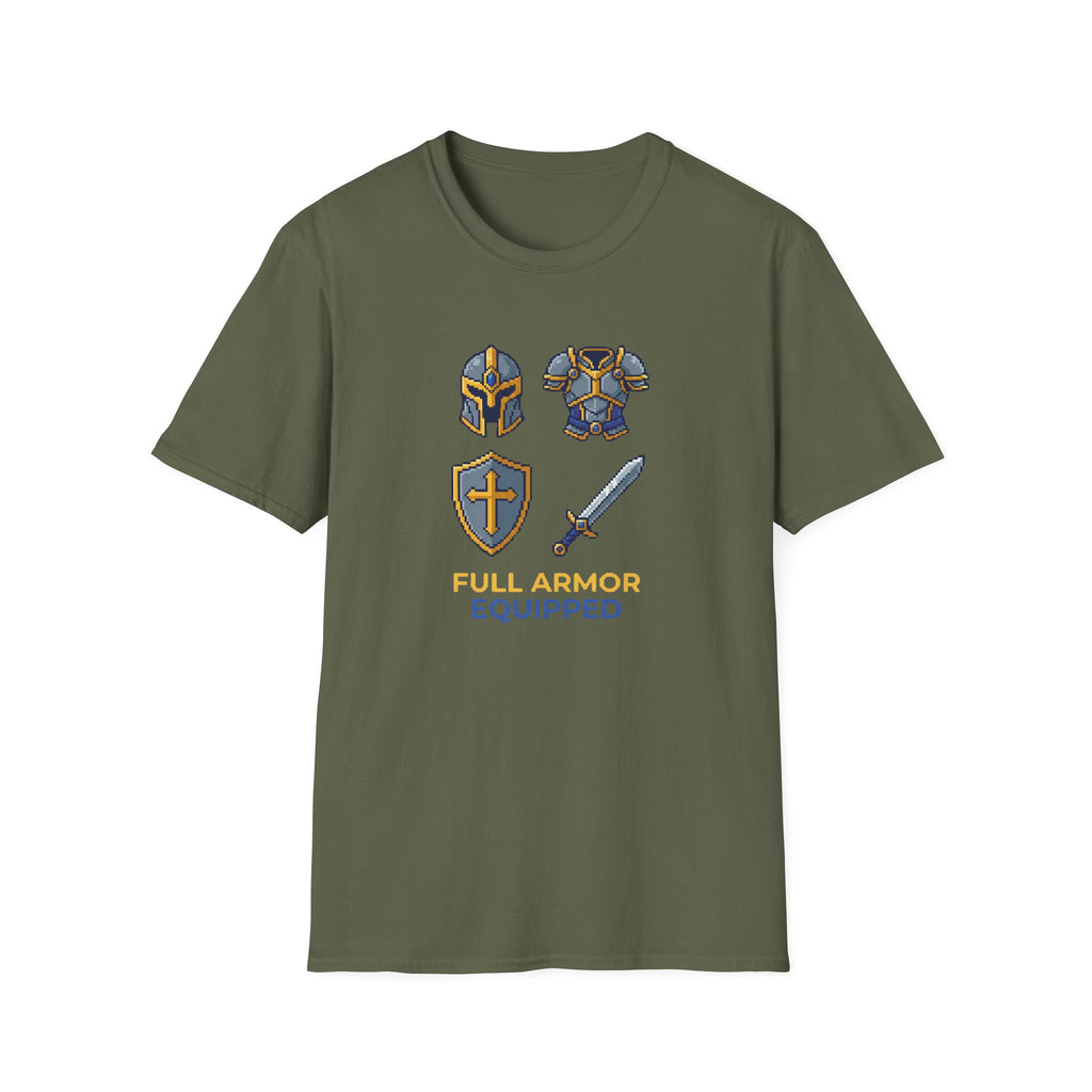 Full Armor Equipped 8Bit T-Shirt