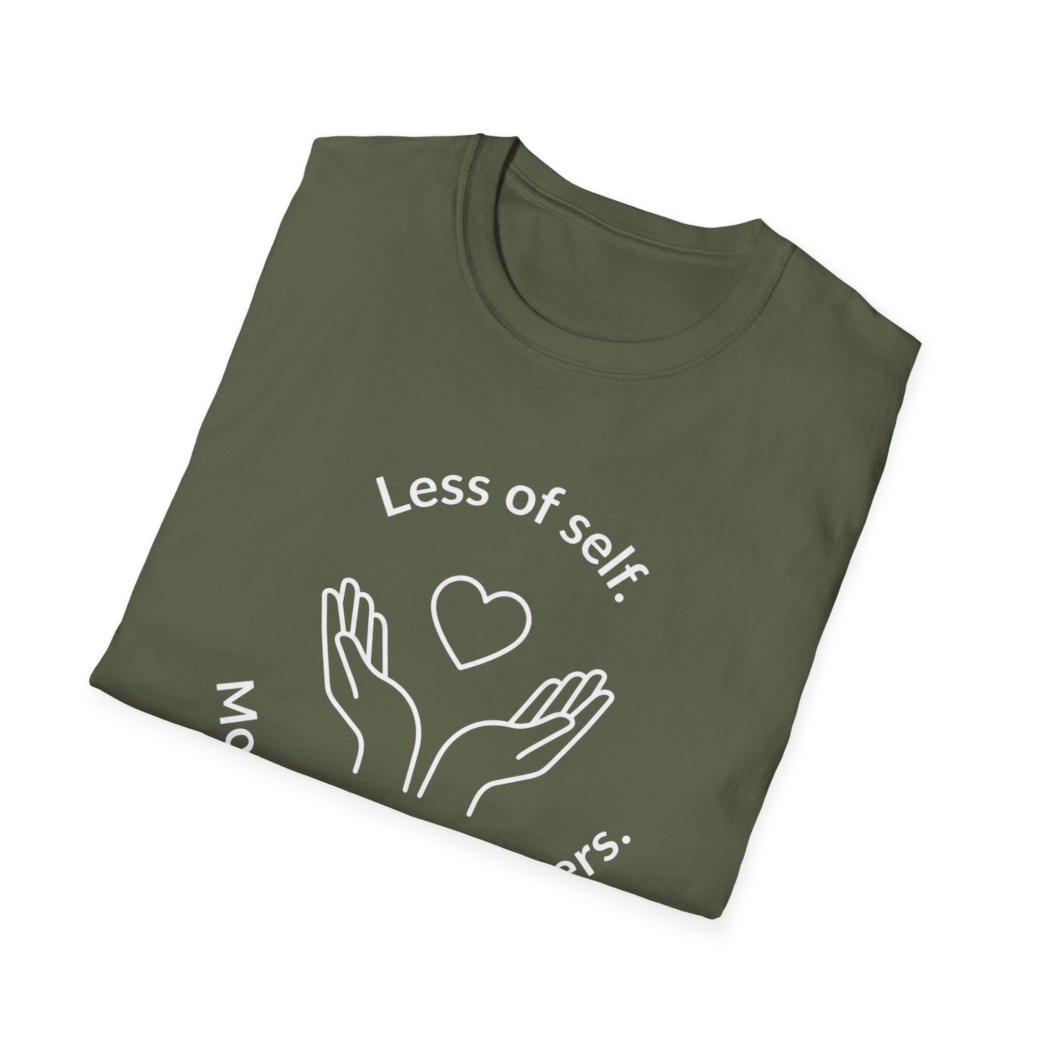 LESS OF SELF MORE OF WHAT MATTERS LINE ART T-Shirt