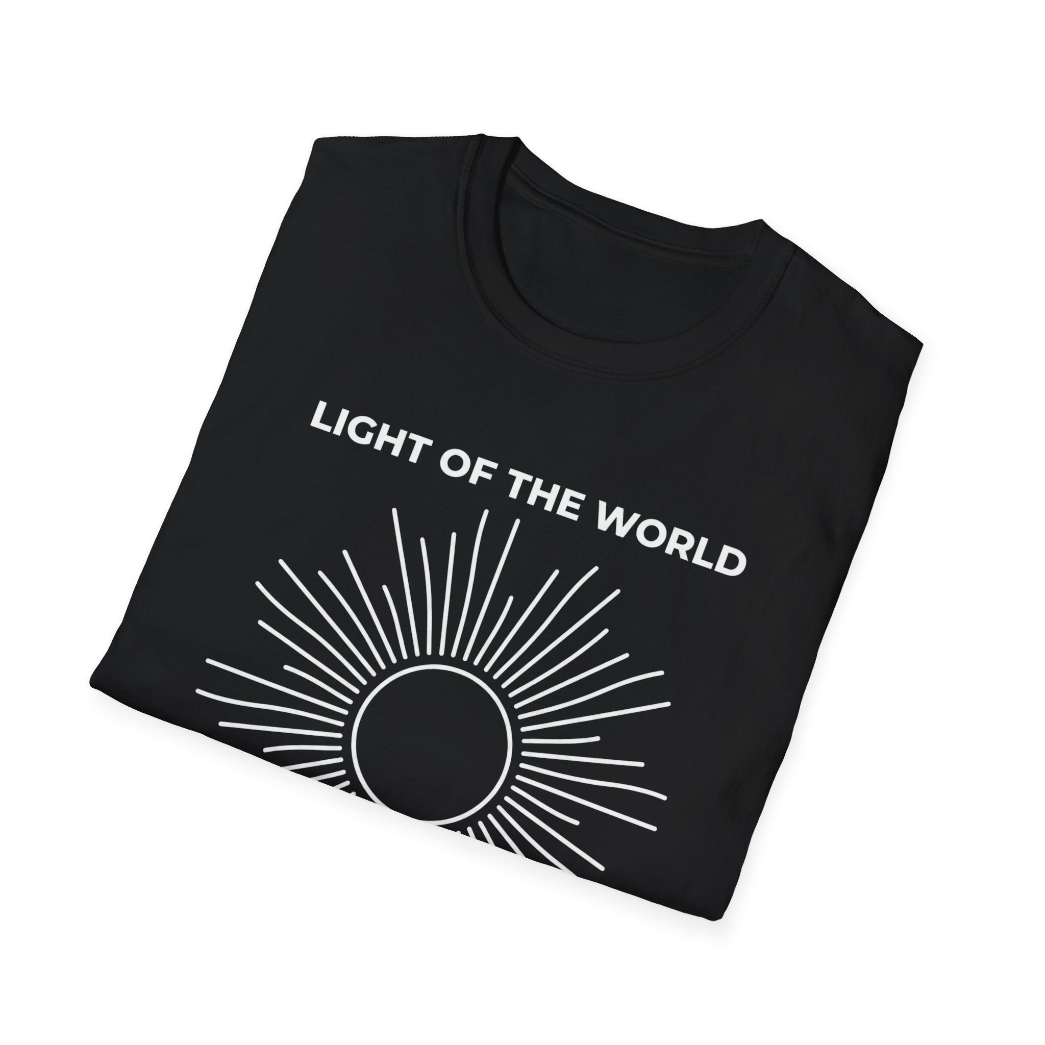 LIGHT OF THE WORLD LINE ART T-Shirt