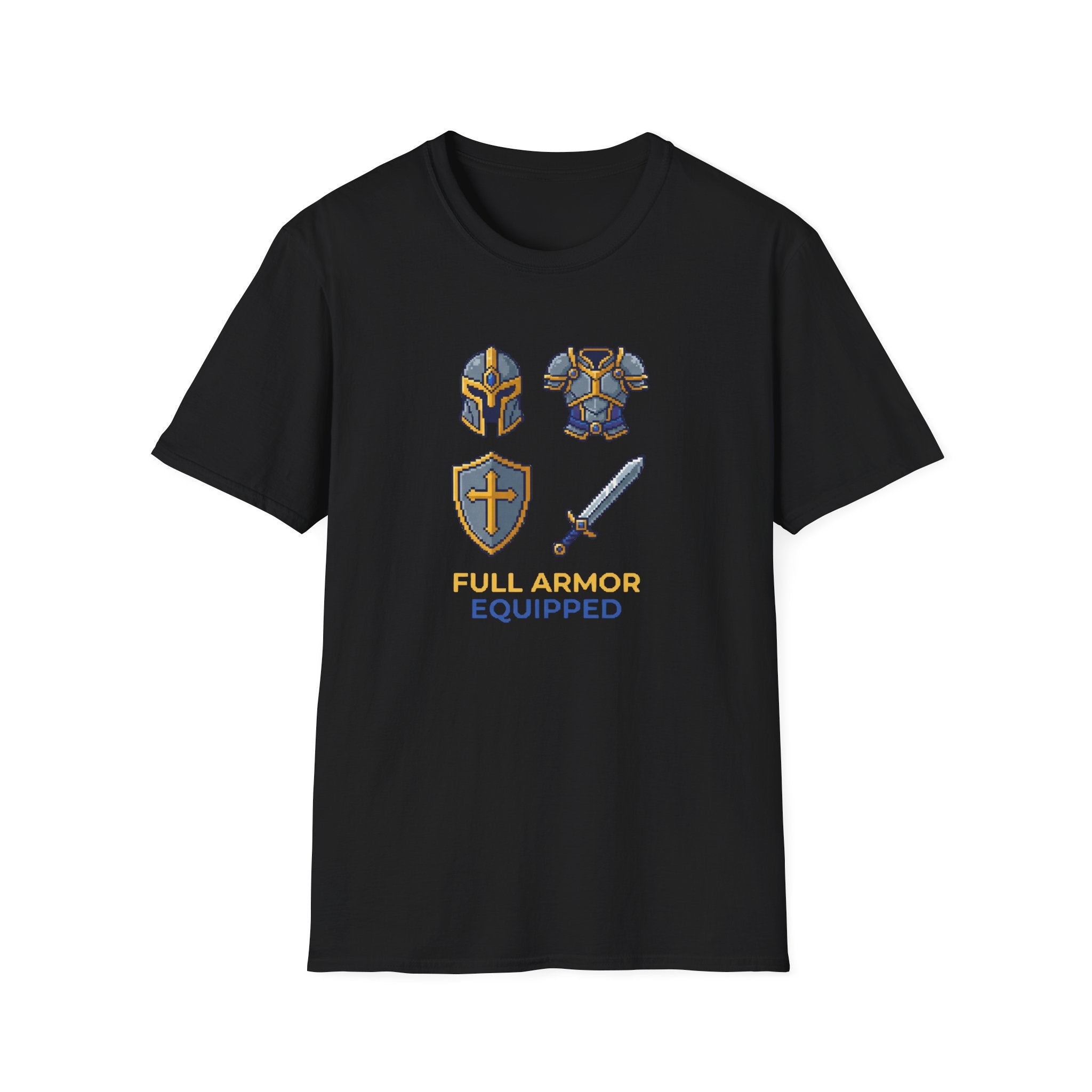 Full Armor Equipped 8Bit T-Shirt