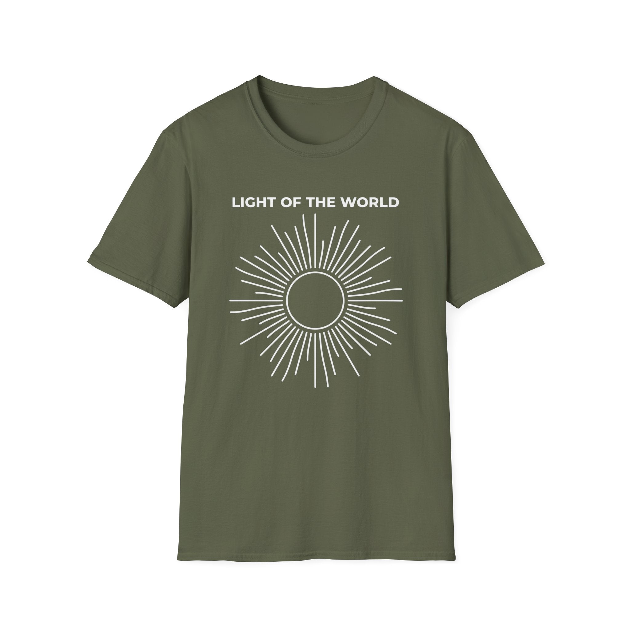 LIGHT OF THE WORLD LINE ART T-Shirt