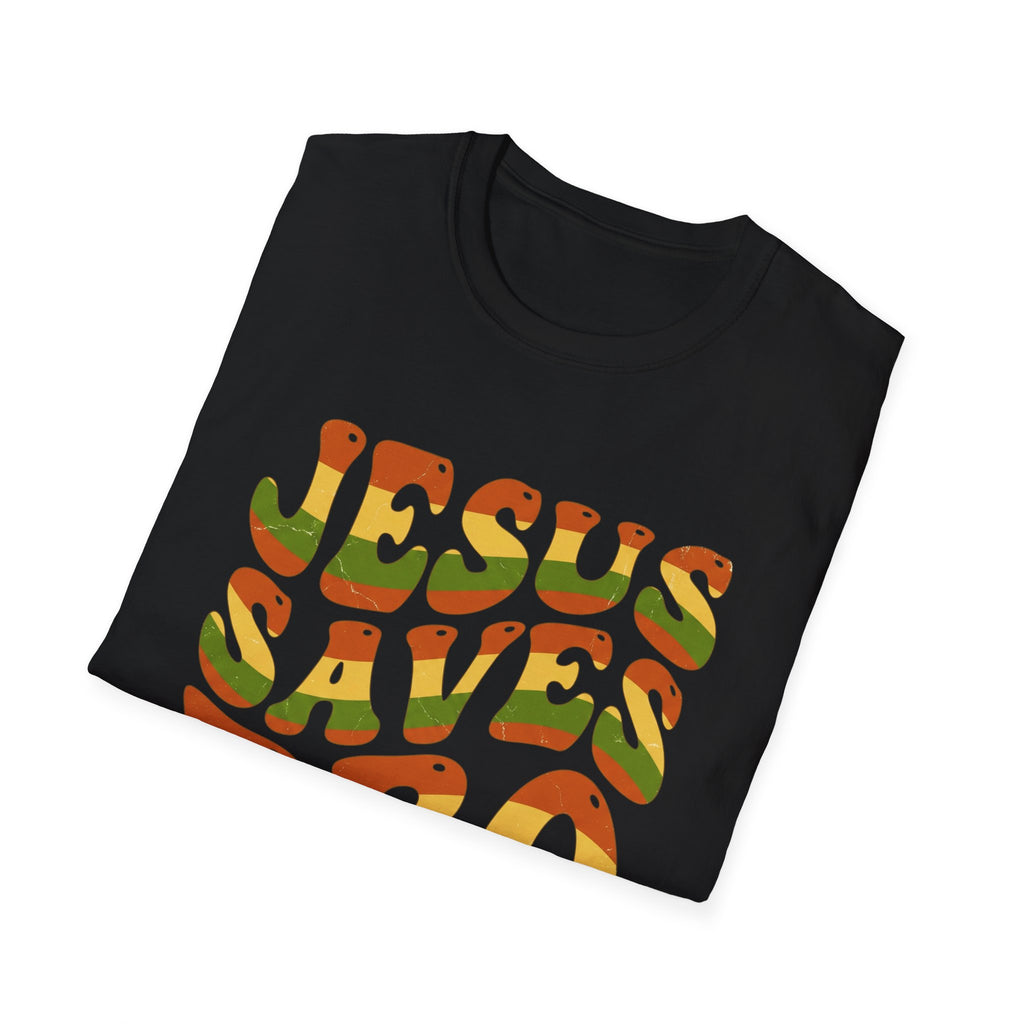 JESUS SAVES BRO Retro T-Shirt