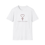 I LOVE YOU LORD HEART & CROSS  T-Shirt
