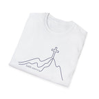 Faith Moves Line Art T-Shirt