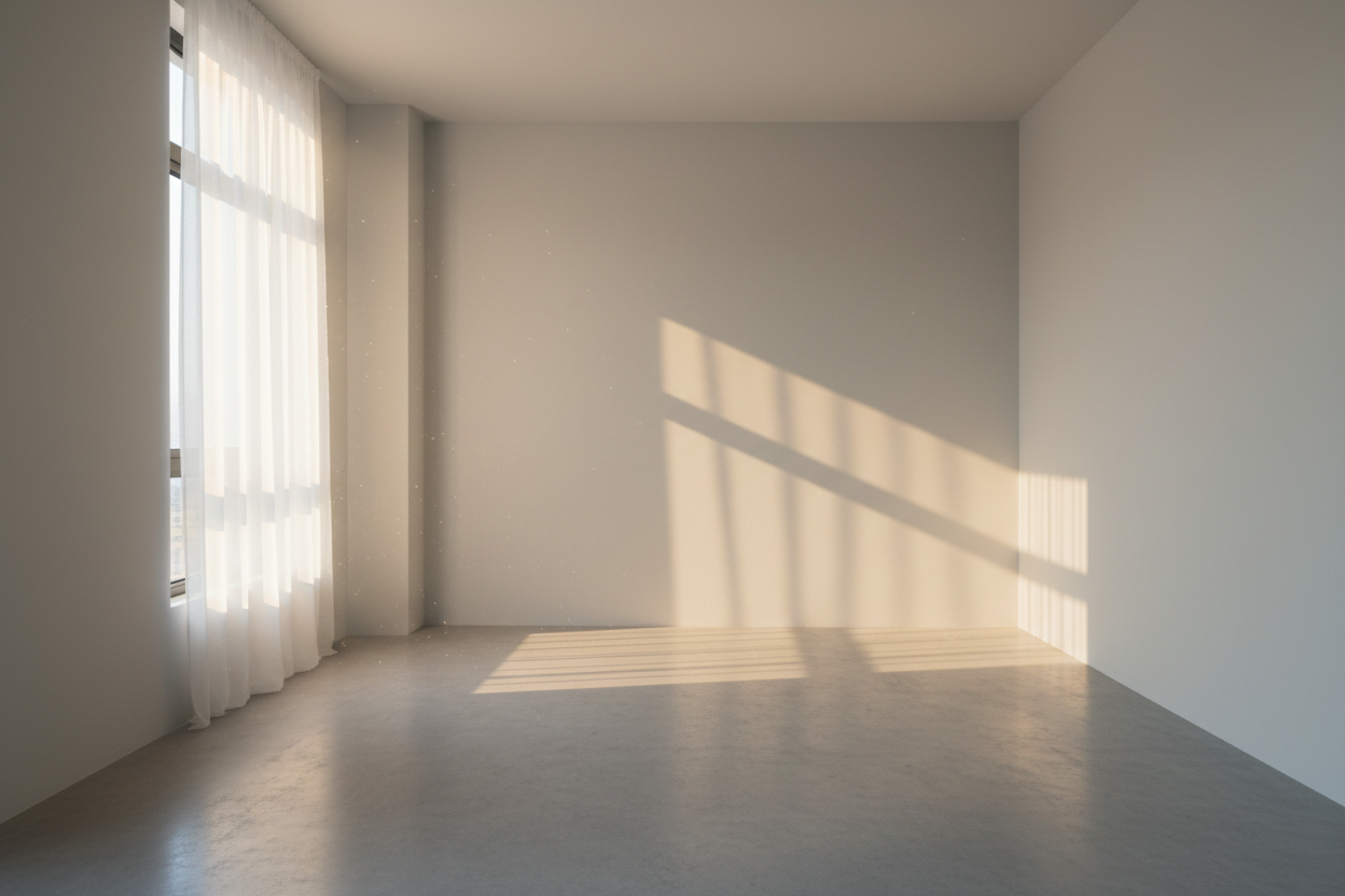 Early morning interior light